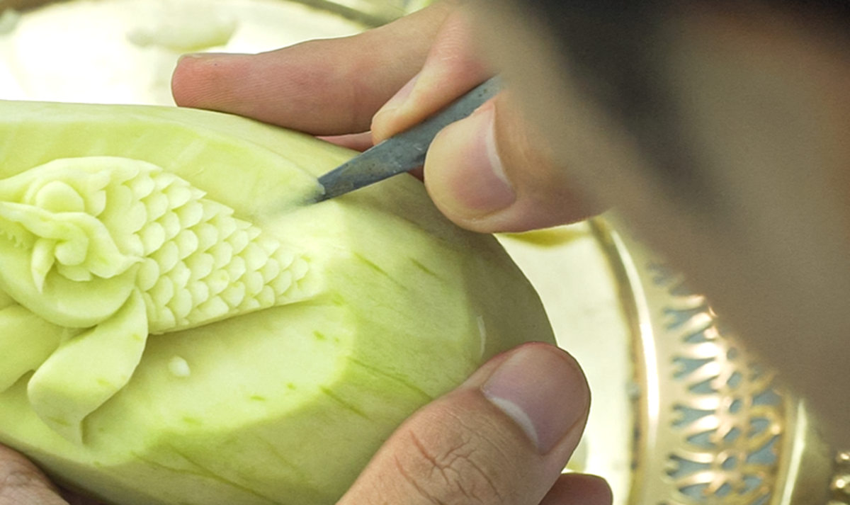 ICH Video Documentary Series in Thailand #1:  Thai Fruit Carving 사진2