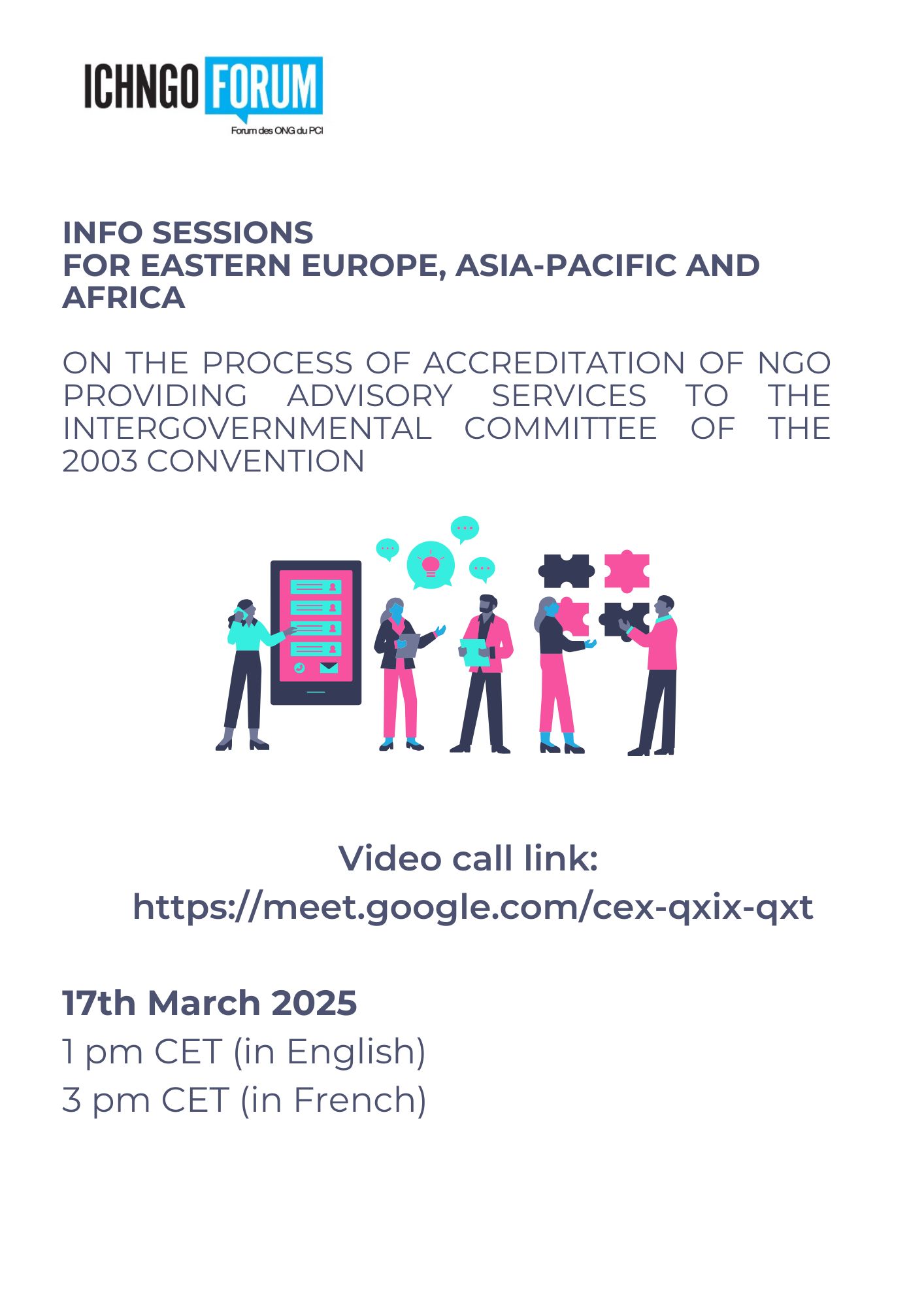 INFO SESSION ON THE PROCESS OF ACCREDITATION OF NGOs 사진