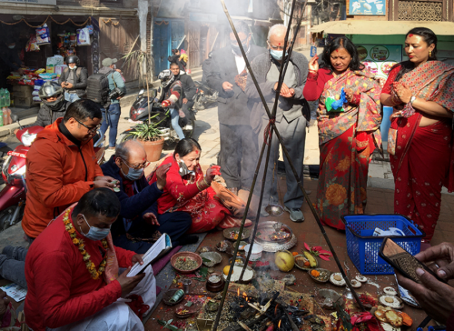 Communities taking their deity back to where it belongs 사진