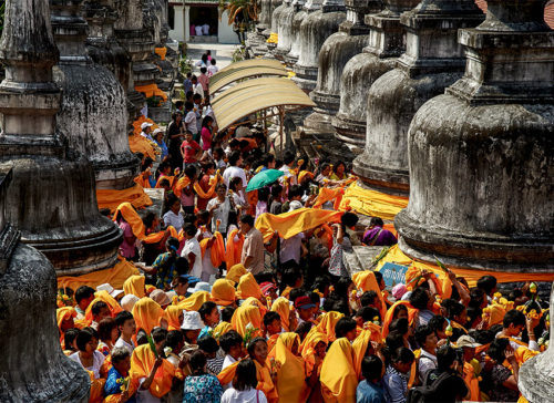 Thailand’s Vow to Buddhism in the Hae Pha Khuen That Festival 사진