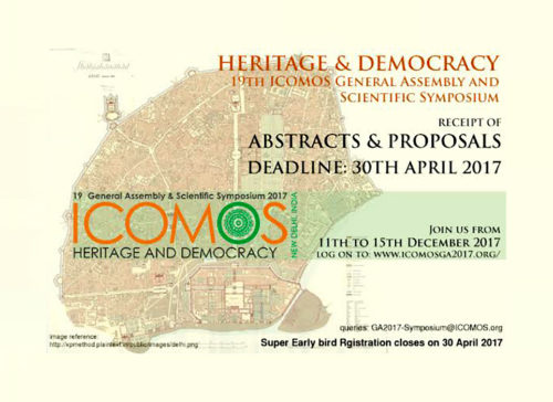ICOMOS Call for Papers: Heritage and Democracy 사진