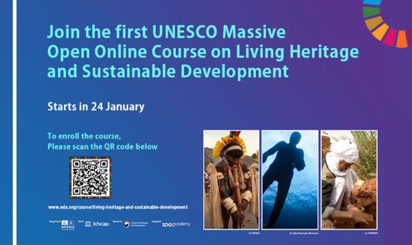 Join the free UNESCO MOOC on living heritage and sustainable development! 사진
