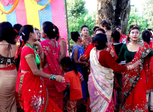 Nepali Women and the Teej Festival 사진