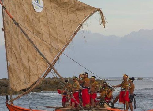 Woven Sail of Lamotrek Atoll 사진