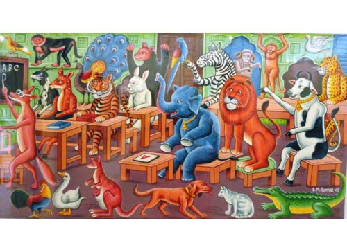 Rickshaw Painting: Bangladeshi Art 사진