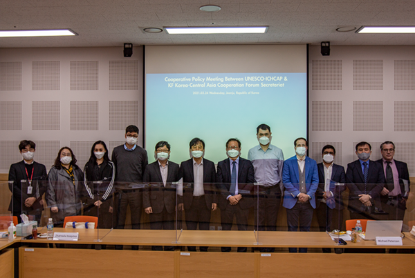 Cooperative Policy Meeting between UNESCO-ICHCAP and KF Korea-Central Asia Cooperation Forum Secretariat held on 24 March in Jeonju 사진