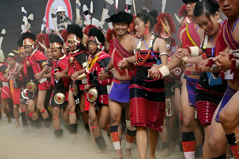 인도 나가랜드서 열린 제26회 &lsquo;호른빌 축제(Hornbill Festival)&rsquo;