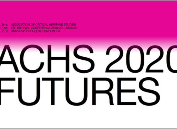 비판적유산연구협회(ACHS) 2020 참가자 모집 사진