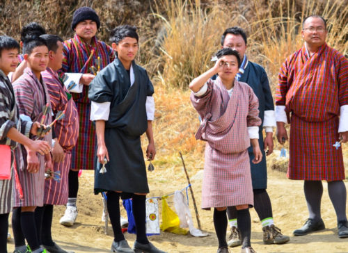 쓰루밥, 부탄의 성스러운 비의 날 사진